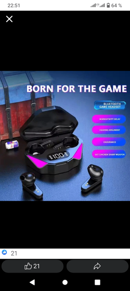 Écouteurs Gaming Sans Fil Sport