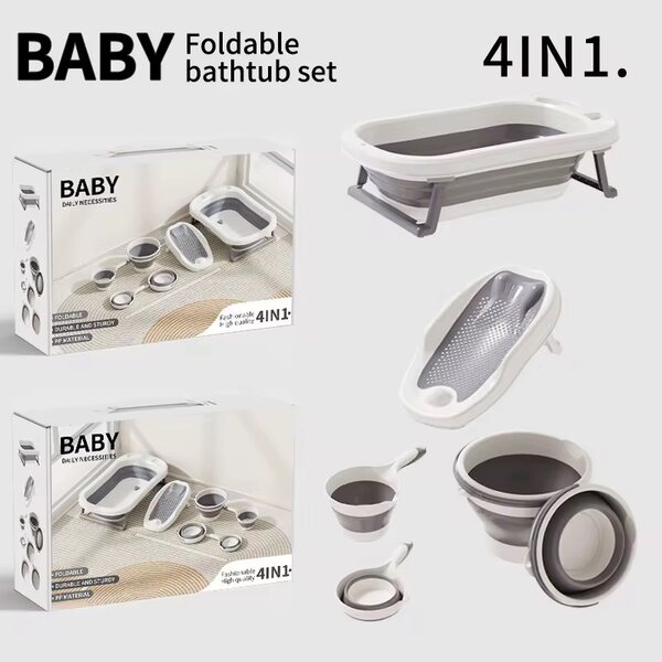 Baignoire bébé 4 en 1 pliable