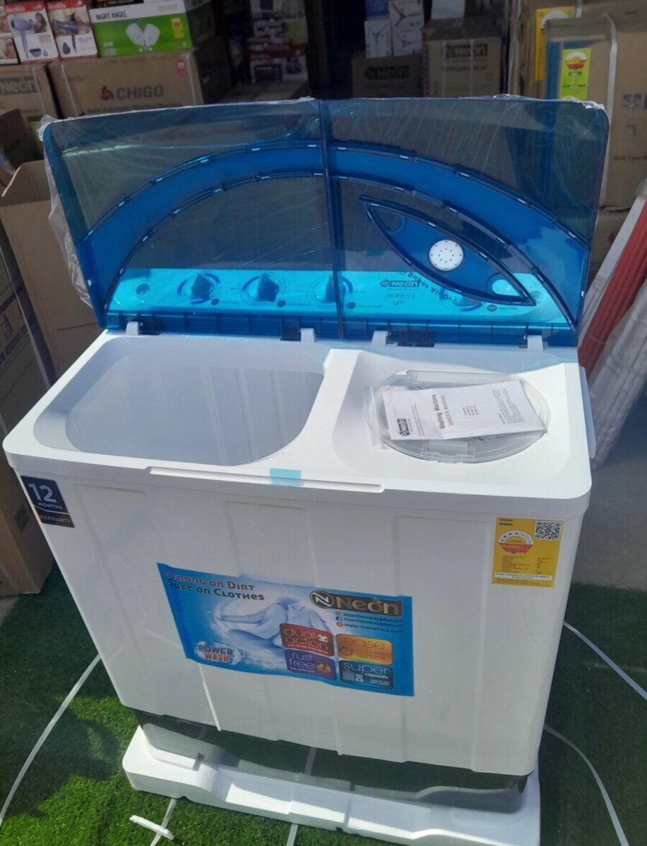 Neon durable washing machine 12kg twin tub