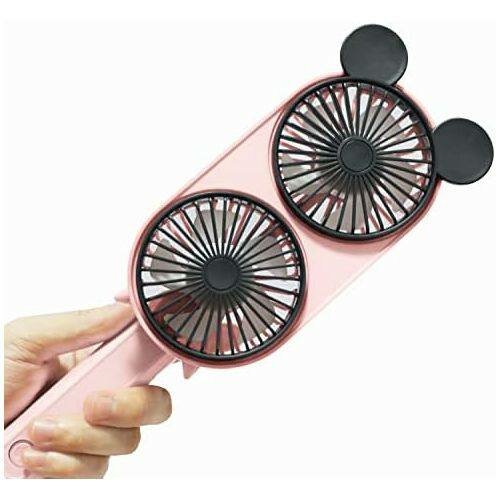 Mini ventilateur portable rose