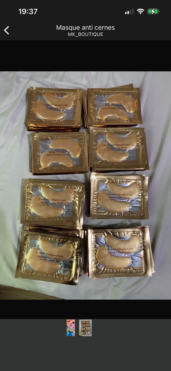 Masques anti-cernes visage