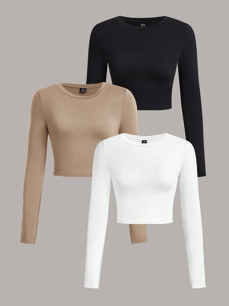 Lot de t-shirts basiques femme