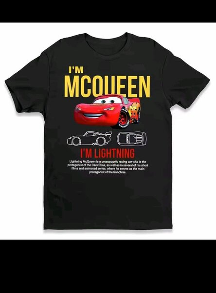 T-shirt Lightning McQueen pour enfants
