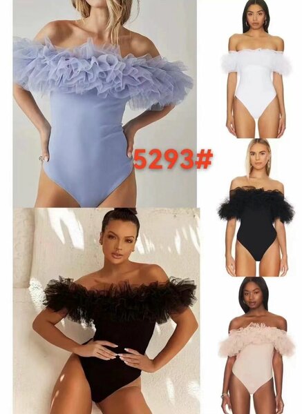 Body à volants élégant