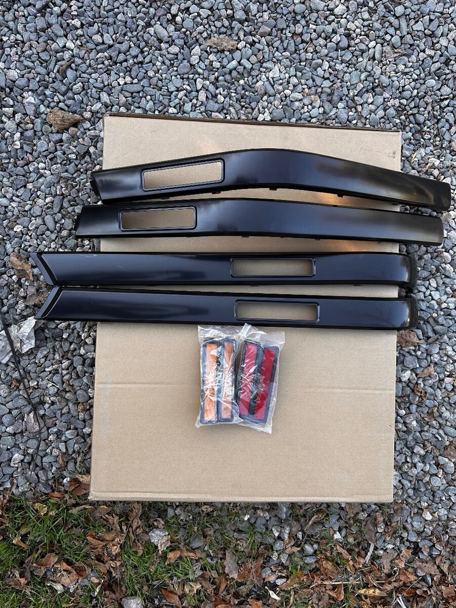 Комплект накладок на бампера BMW E34 Американки