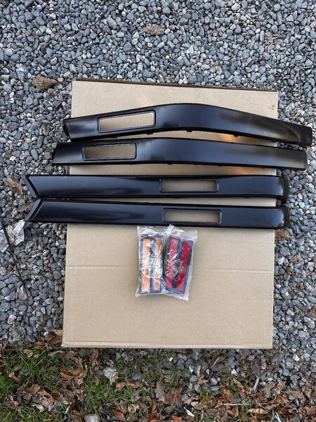 Комплект накладок на бампера BMW E34 Американки