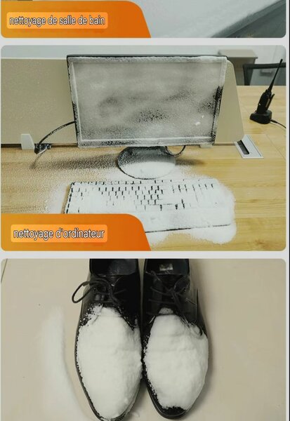 1 agent de nettoyage en mousse