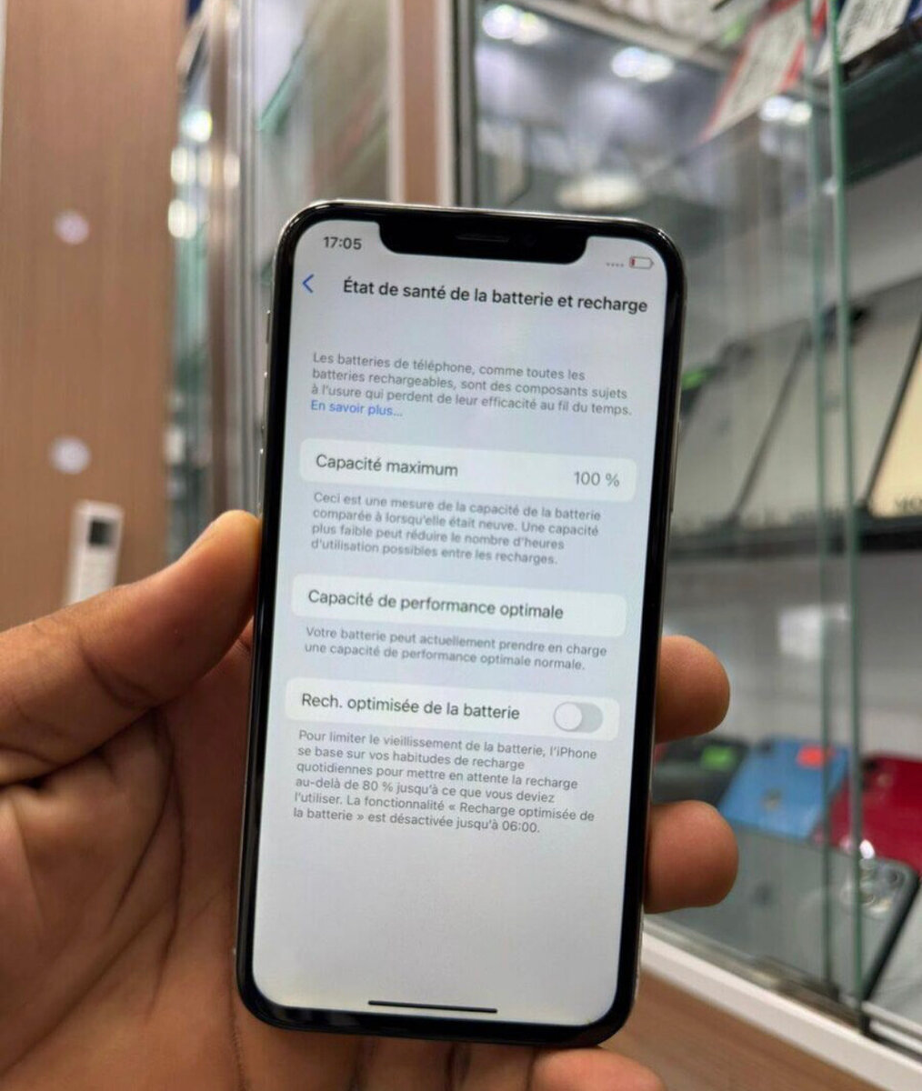 iPhone X Argent 64 Go