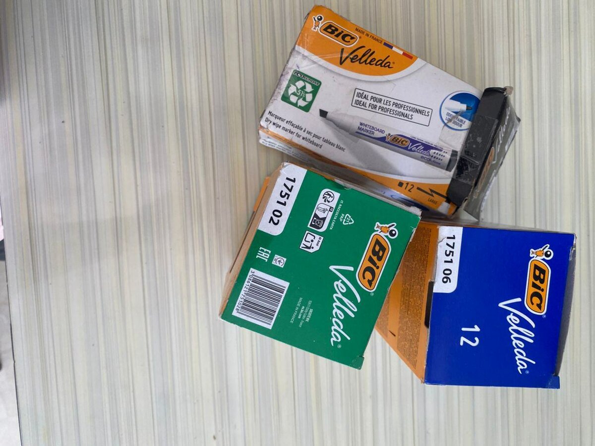 Lot de 12 Marqueurs BIC Velleda