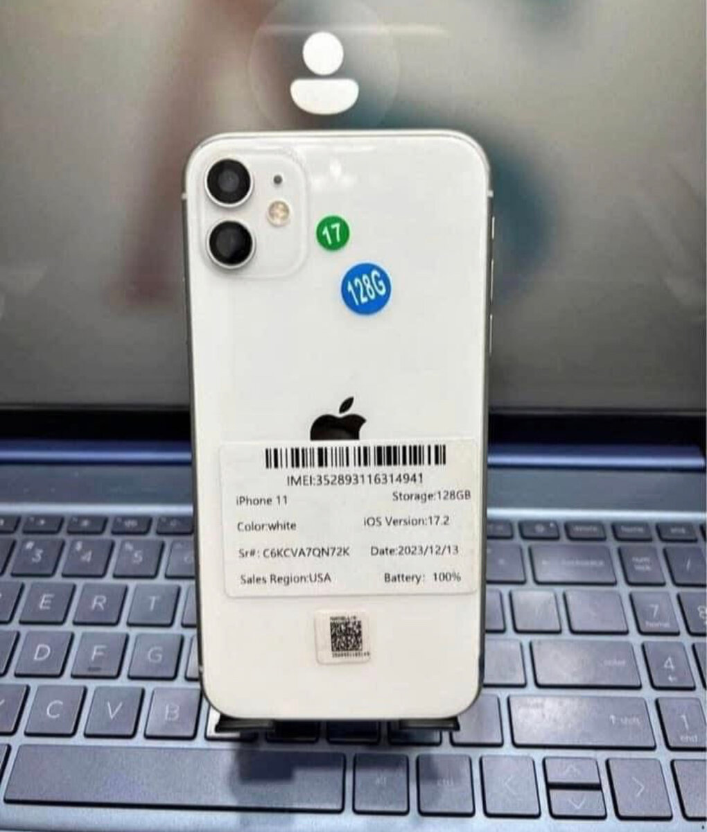 iPhone 11 simple blanc