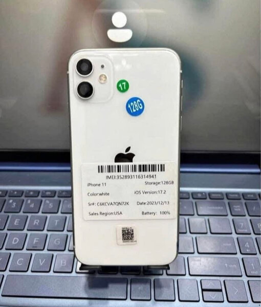 iPhone 11 simple blanc