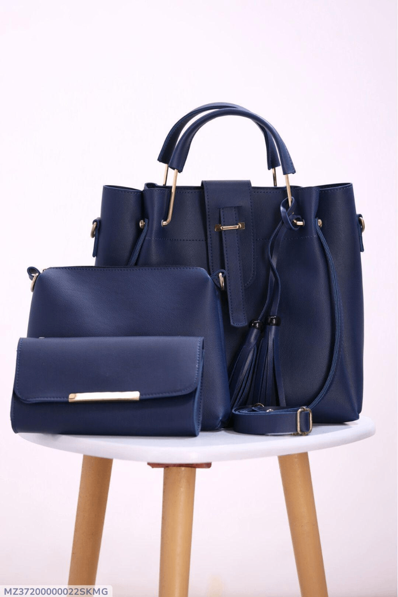 Women's Leather Plain Shoulder Bag