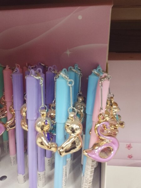 Stylos Pastel avec Breloques