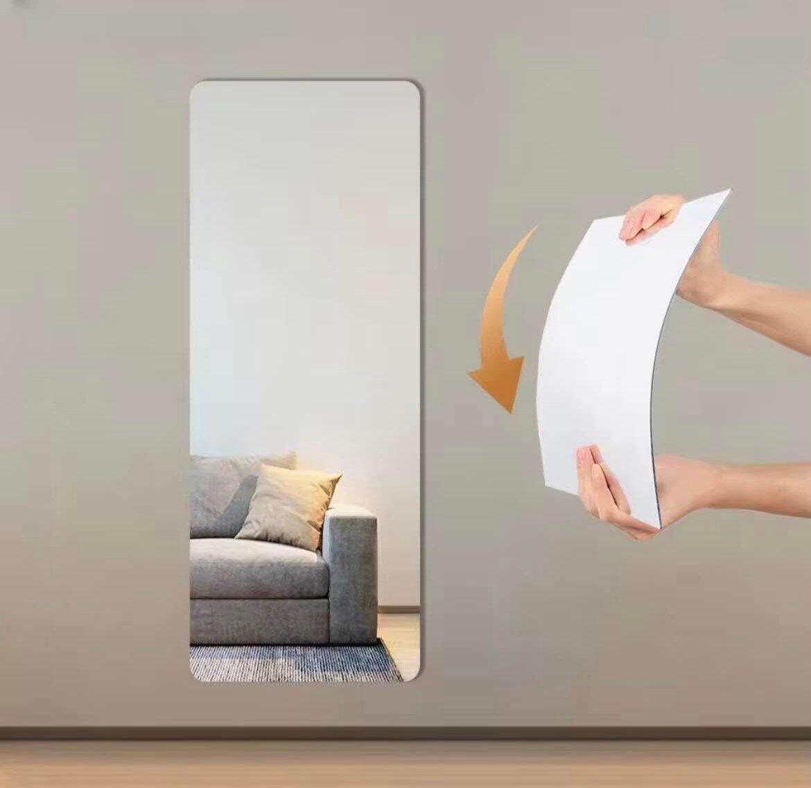Miroir adhésif flexible