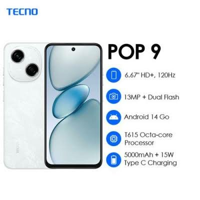 Tecno Pop 9 Smartphone HD+