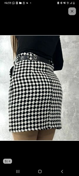 Юбка твидовая