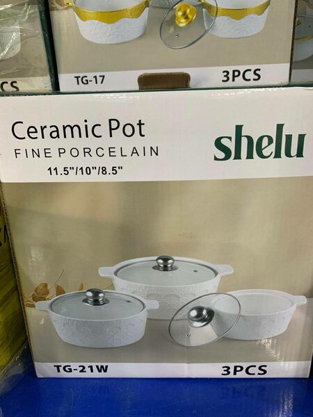 Set de Casseroles en Porcelaine