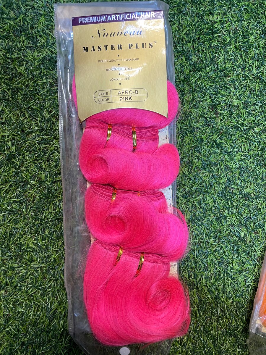 Extensions synthétiques colorées