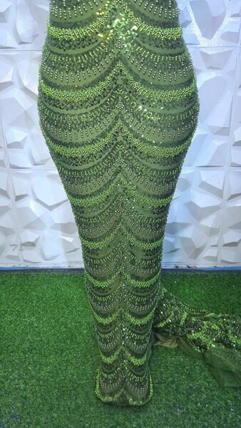 Robe sirène pailletée