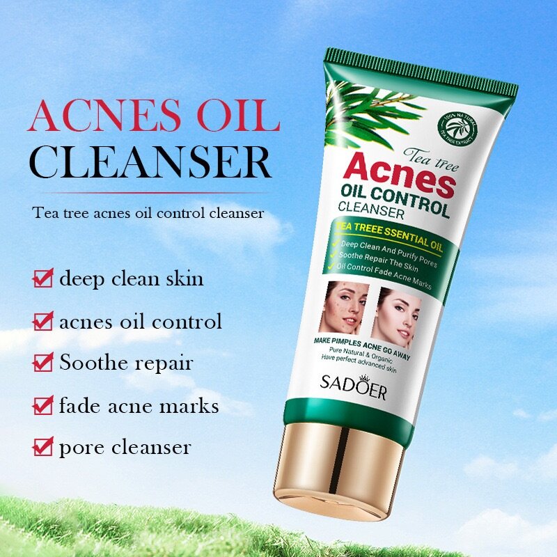 Tea tree Acnes oil control cleanser