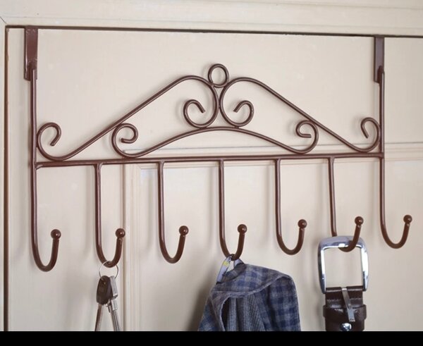 Porte-manteau mural en fer