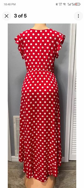 Grecerelle Red Polka Dot Dress