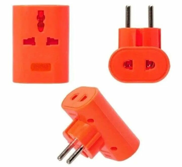 Adaptateur de prise orange