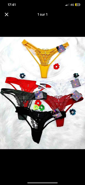 12 slips en dentelle femme