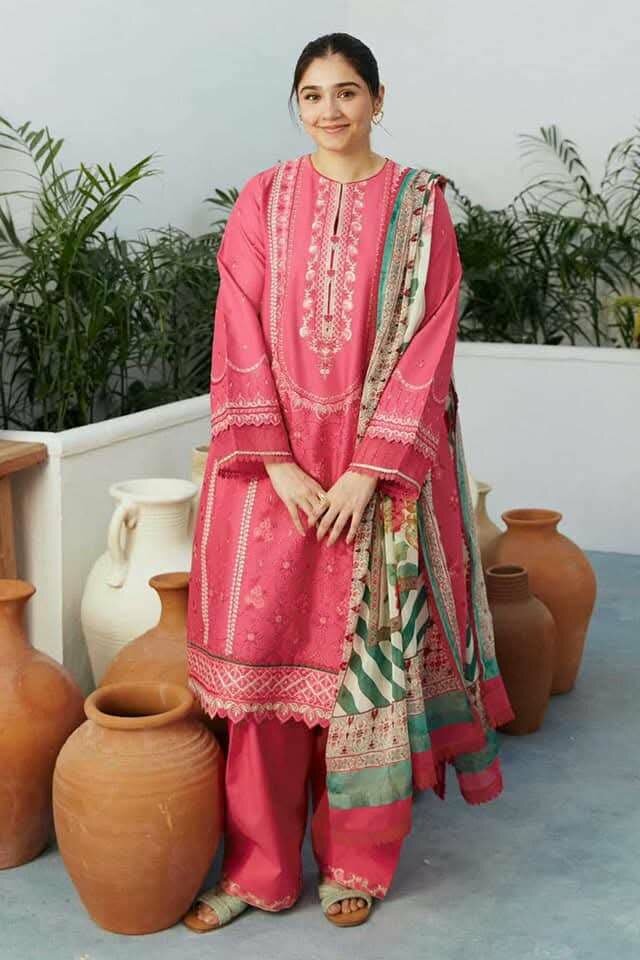 Pink suit