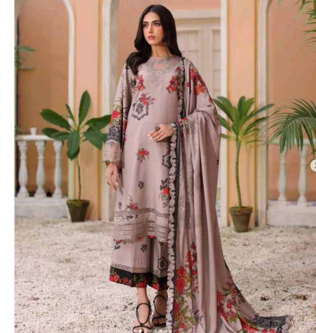 Charizma Sheen - Unstitched Embroidered Linen Shawl Collection | NOW LIVE