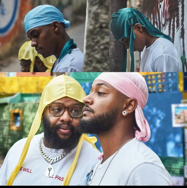 Ensemble de durags colorés