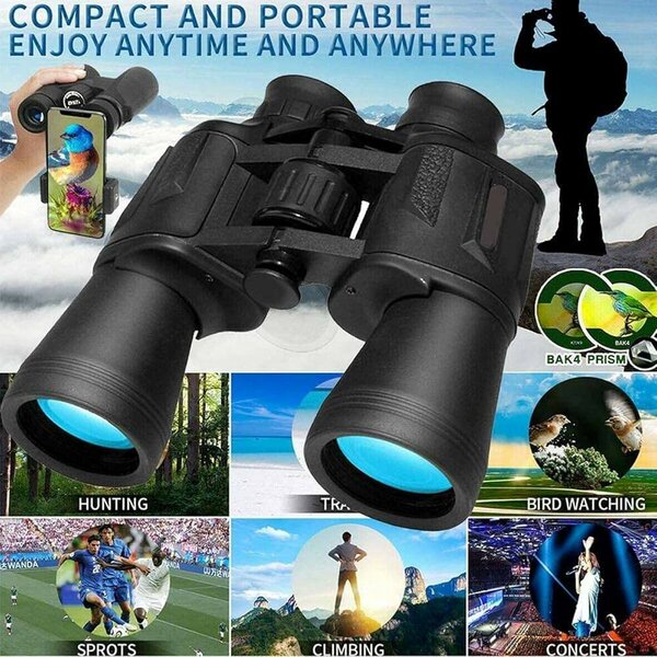 Jumelles compactes pour randonnée et observation