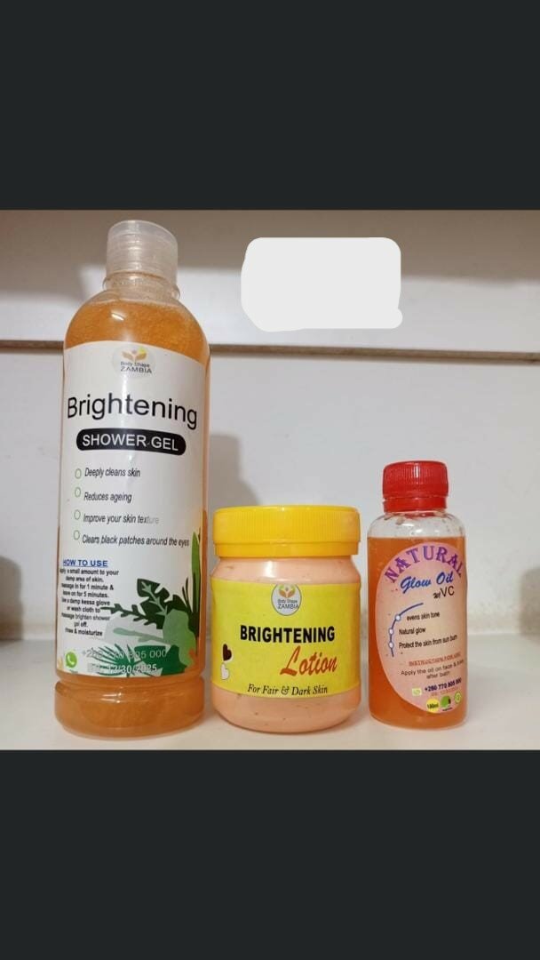 Brightening lotion, combo.  
