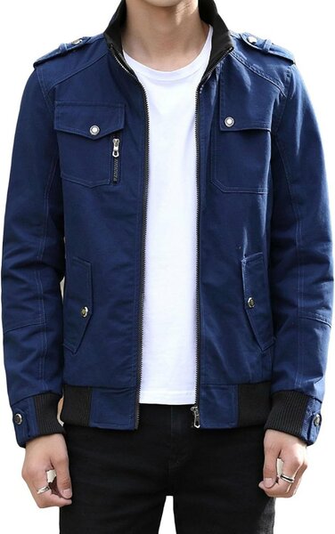 Veste Homme Bleu Élégante
