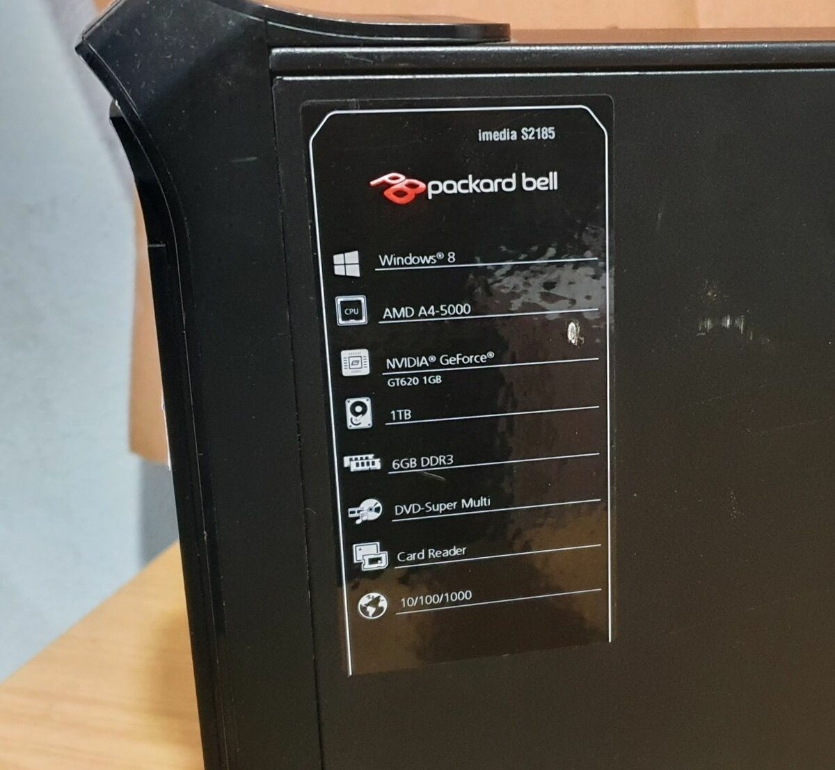 Unité centrale packardbell 1To_ 4Go RAM