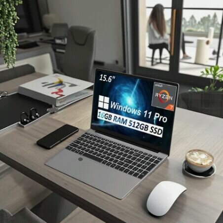 Ordinateur portable 15.6'' Windows 11 Pro 16Go RAM 512Go SSD