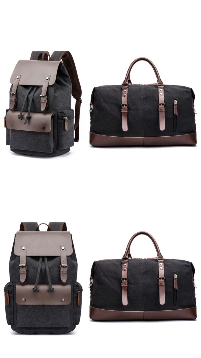 Canvas Travel Set