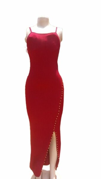 Ladies bodycon dress wine