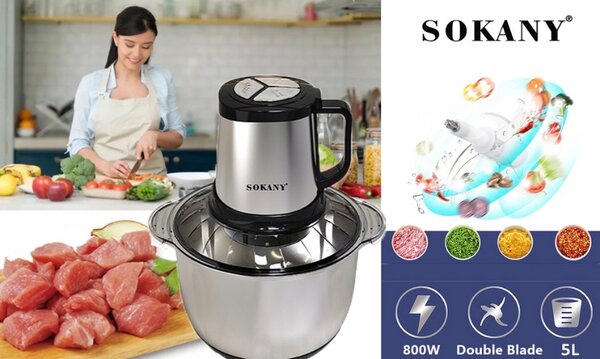 Sokany Hachoir Électrique 800W