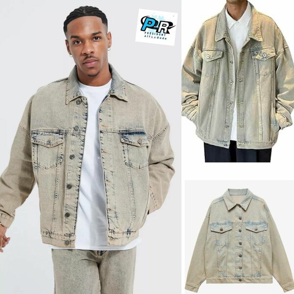 Veste en jean rétro homme