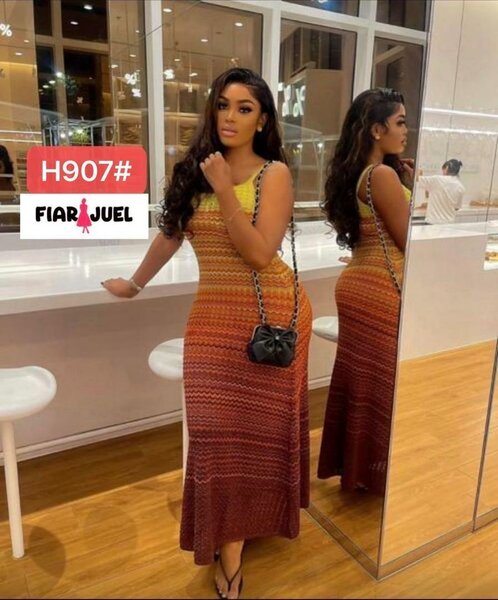 Robe Longue Dégradée Femme
