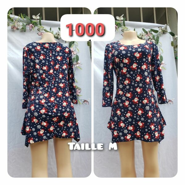 Robe de Noël à motifs