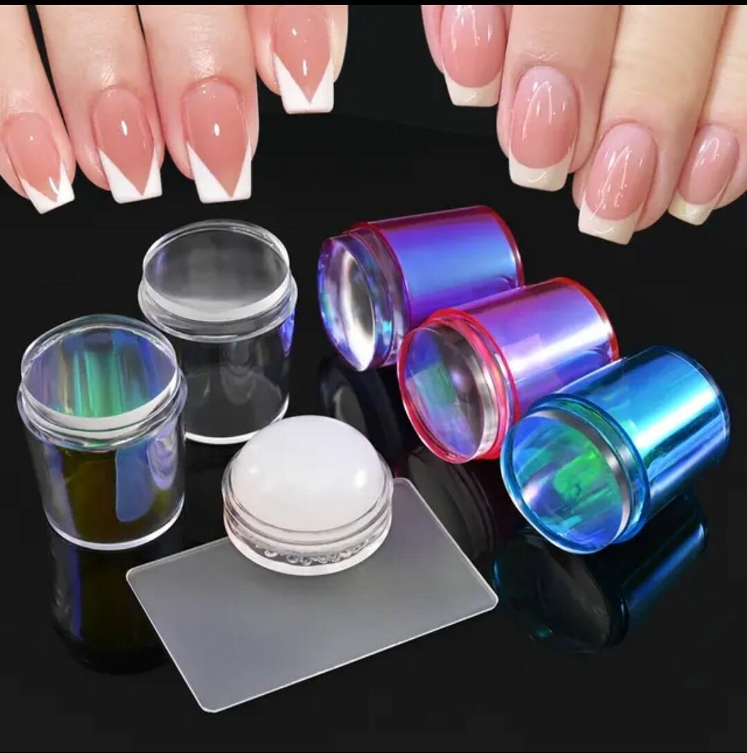 Tampon à ongle en silicone moyen