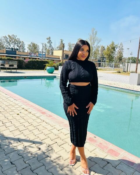 Warm Knitted 2piece set