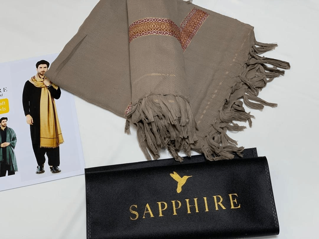 Men's Wool Shawl 1pc