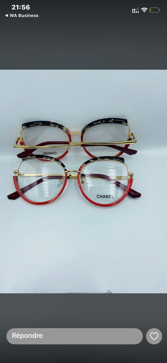 Chanel et Dior Lunettes de Vue pour Hommes et Femmes