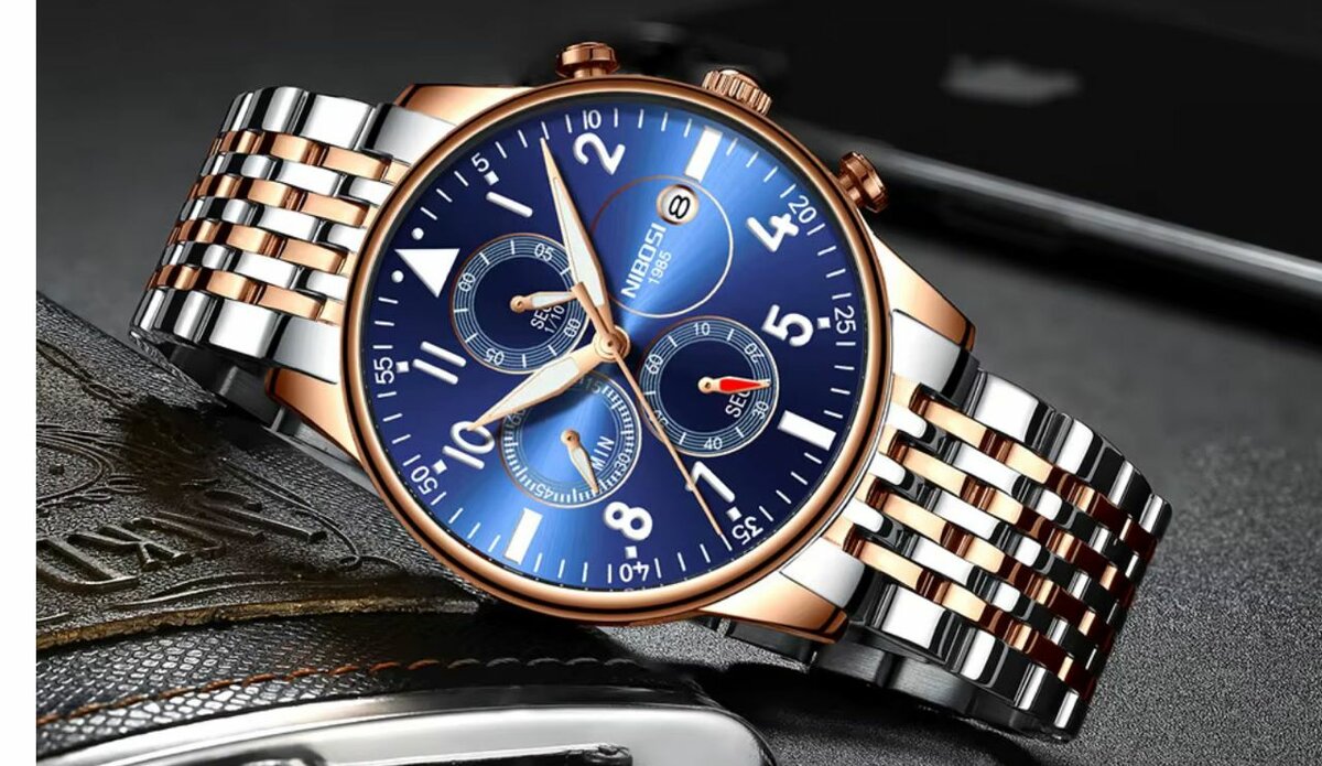 Montre chronographe élégante