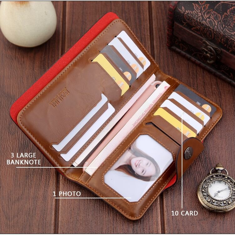 Cards Wallet Genuine Leather Money