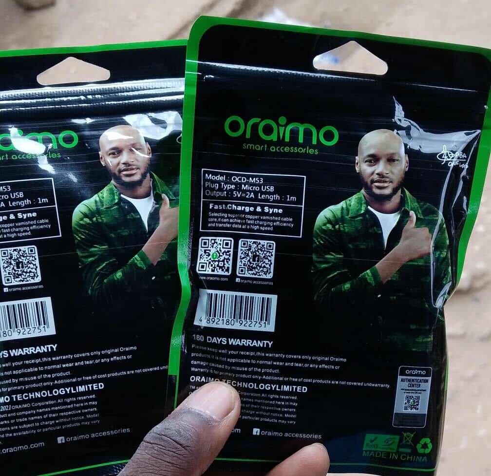 Oraimo fast phone charging cables
