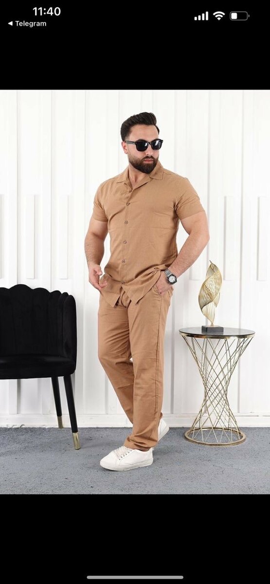 Ensemble coton homme